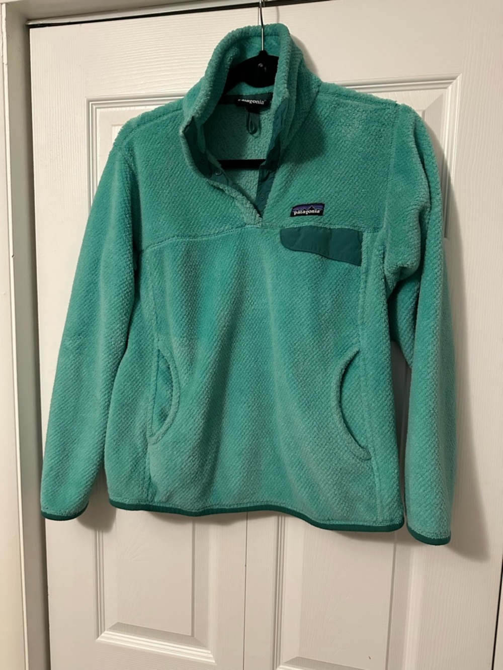 Patagonia Teal Snap-T Fleece Pullover